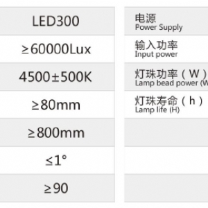 LED300/300 手術無影燈